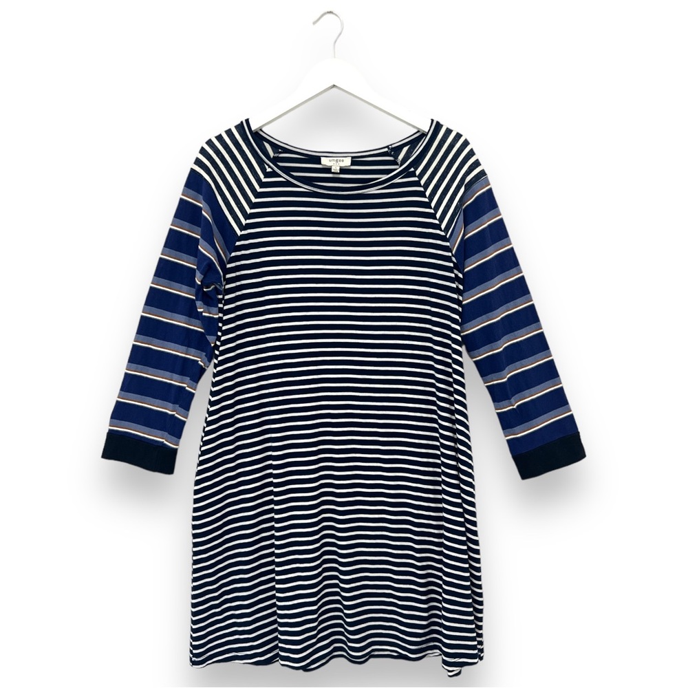Umgee Dress Long Sleeve Striped Dress Women’s Size Large